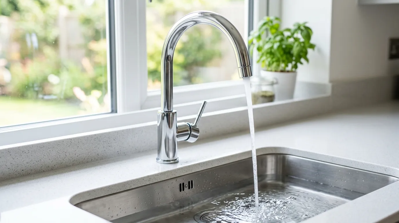 Local Plumbing Master Pros same day plumber fixing a faucet in Clearlake, CA